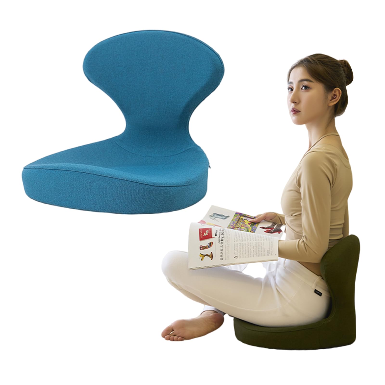 Amazon.co.jp: MonoLuxe 骨盤矯正 椅子 姿勢矯正 クッション 座椅子