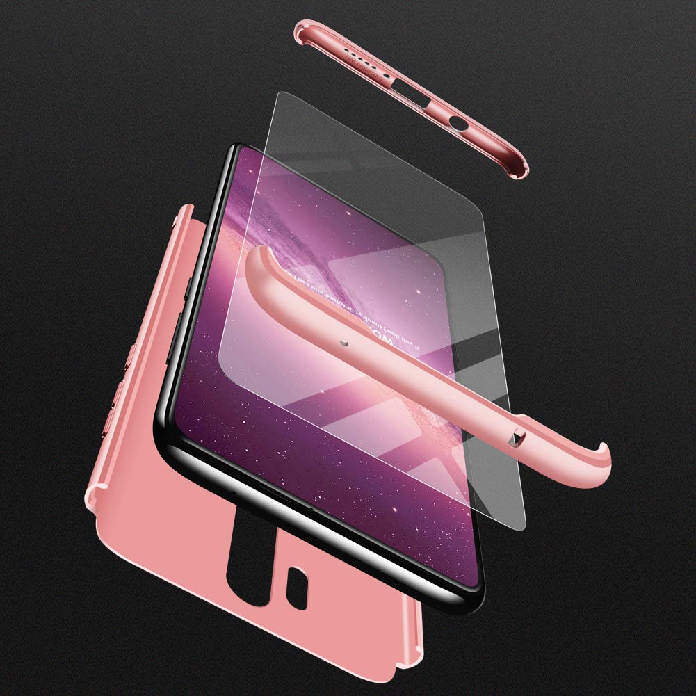 CHENYING Cover Redmi Note 8 Pro Magnetica - Vetro E Alluminio Viola