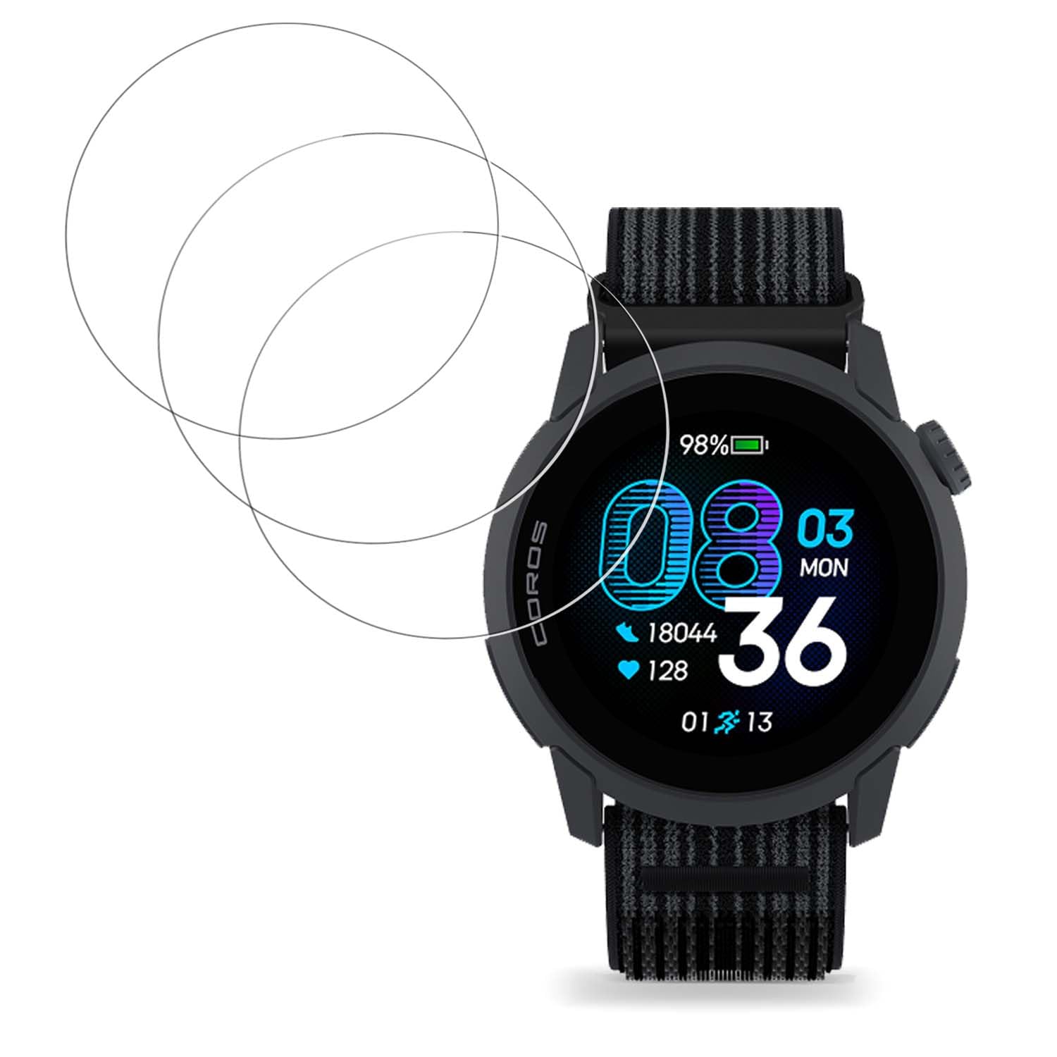 Amazon.co.jp: 【3枚セット】COROS Pace 4スマートウォッチ フィルム