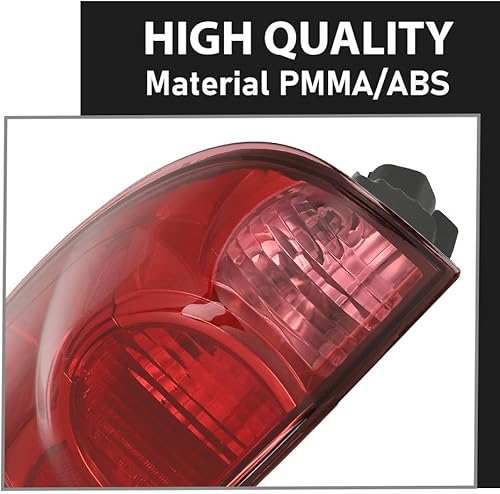 Miniatura 9 de G-PLUS Conjunto de luz trasera compatible con Toyota Tacoma Pickup 2005-2015, lámpara de freno LED trasera izquierda del lado del conductor, lente