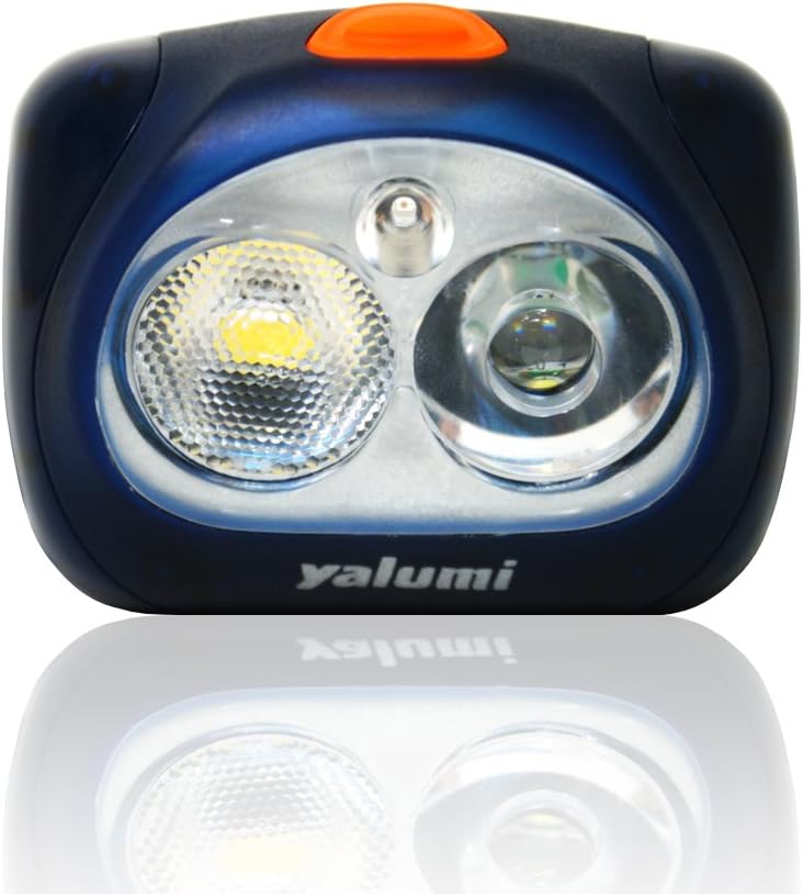 LED Headlamp, Spark, with Advanced Aspherical LED Lens, Brightest LED with140 Lumens Output, Energy Saving Design, 3 Packs