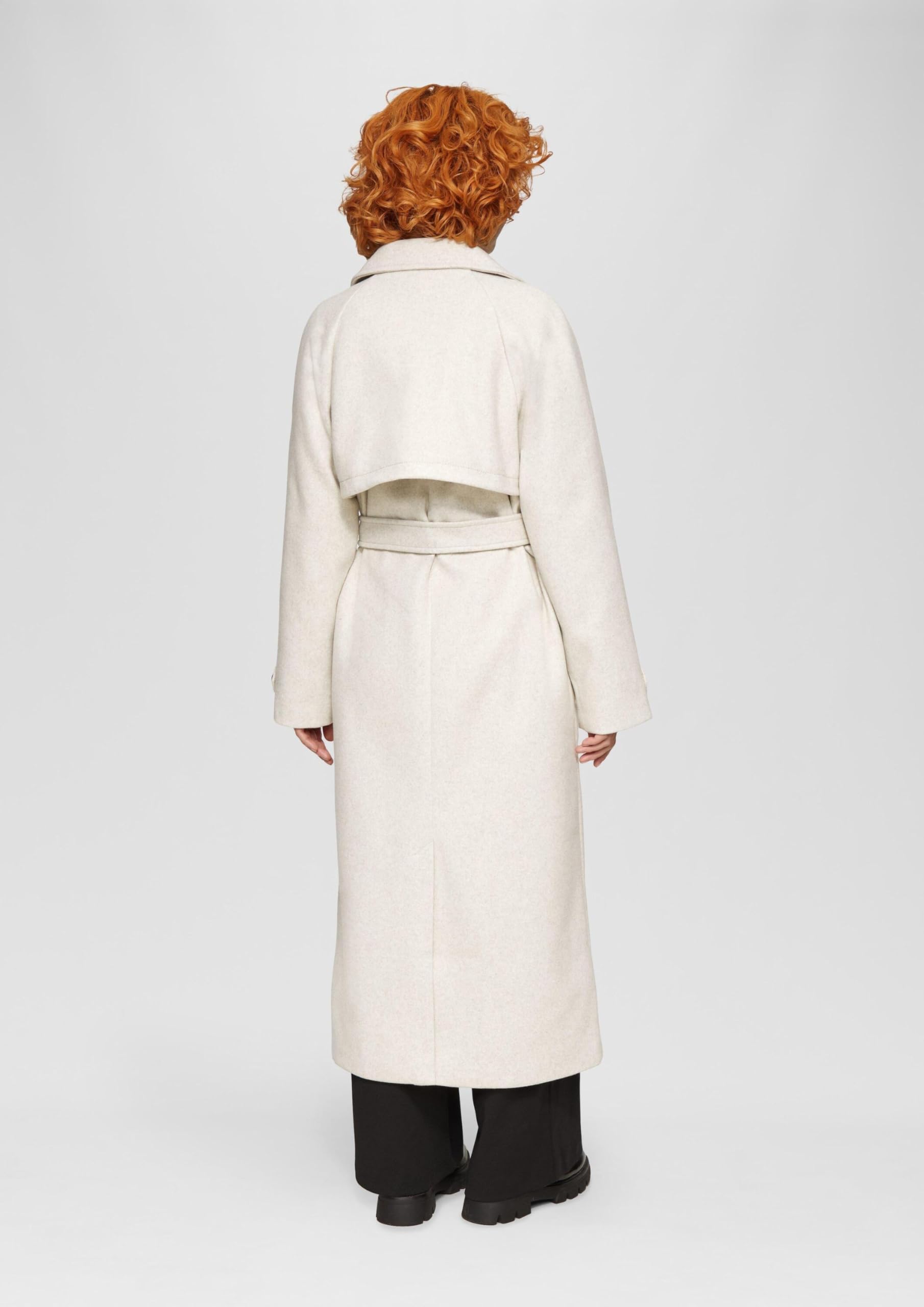 QS Trenchcoat in Wolloptik