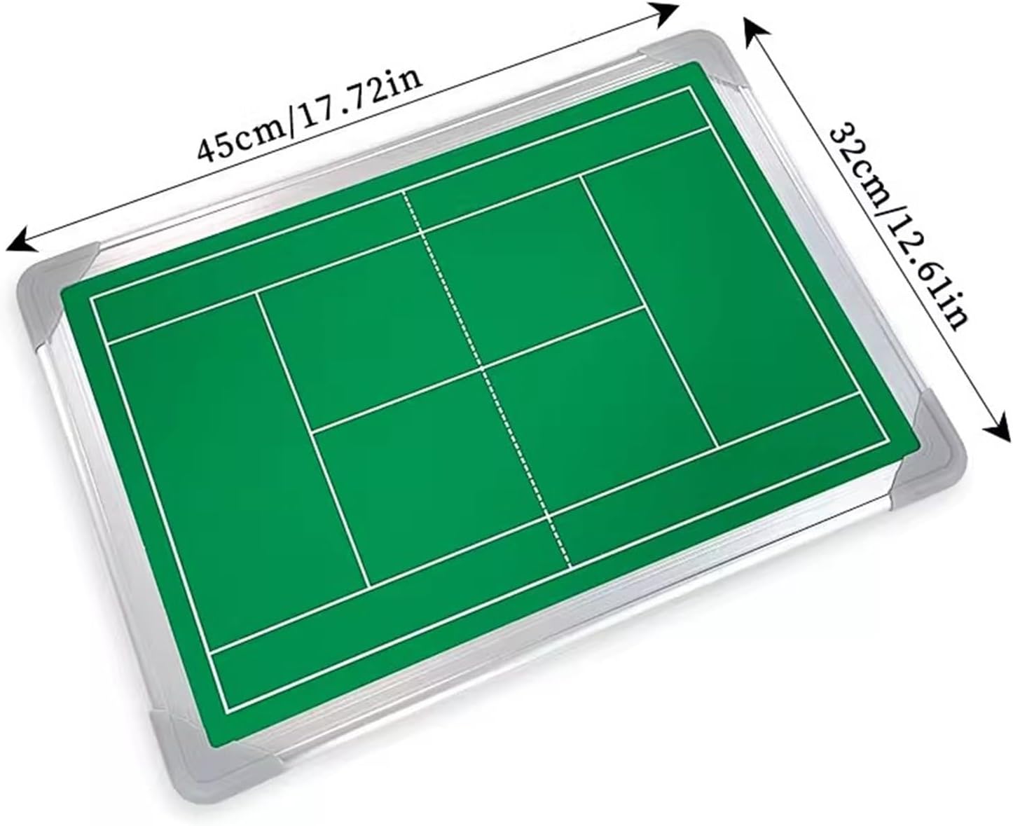 Tennis Coach Board Clipboard, Tactical Strategy Board, Dry Erase Coaching Board Whiteboard, Double-Sided Marker Board, Training Aids Equipment Gear, for Training Competitions