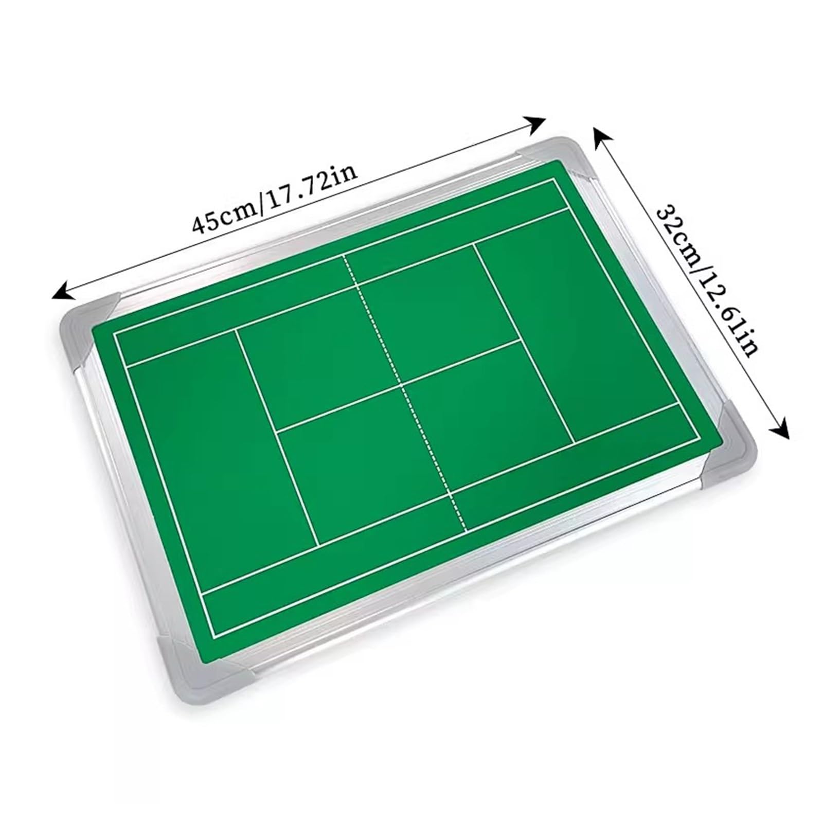 Lavagna Tattica Portatile da Allenamento per Tennis, Lavagna per Allenatori Cancellabile A Secco, Portablocco per Istruttore Lavagnetta Strategie, per Competizioni e Allenamento