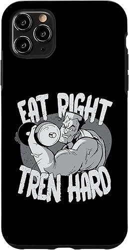 Miniatura 4 de iPhone XS Max Eat-Right Tren Hard - Funda para fisicoculturismo de gimnasio anabólico