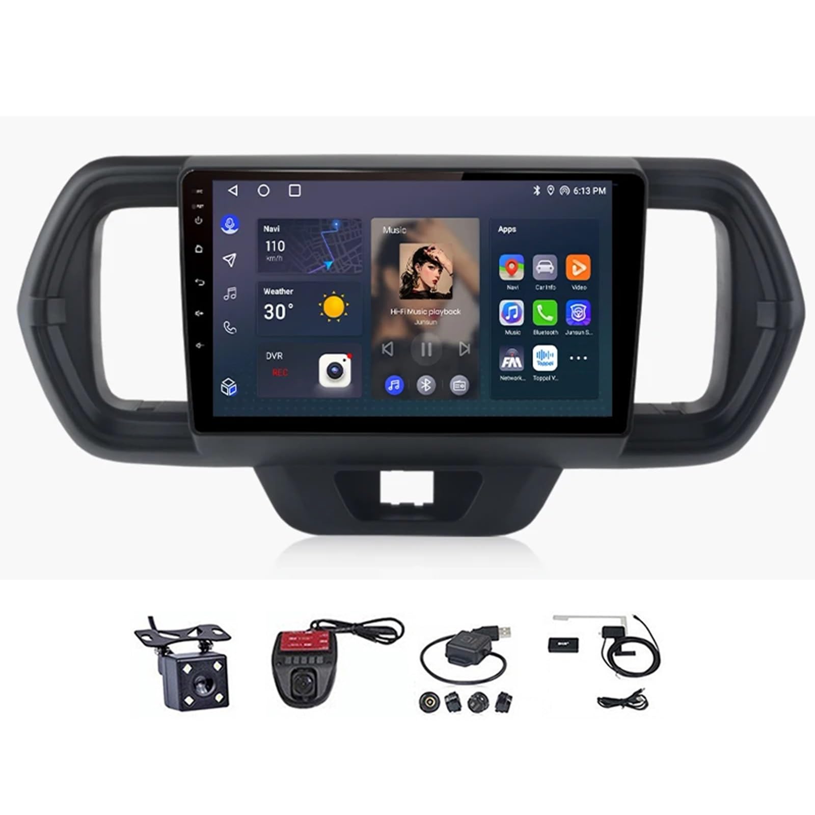 CarPlay Android Auto pour Toyota Passo III 2016-2021 avec récepteur stéréo écran 9 pouces