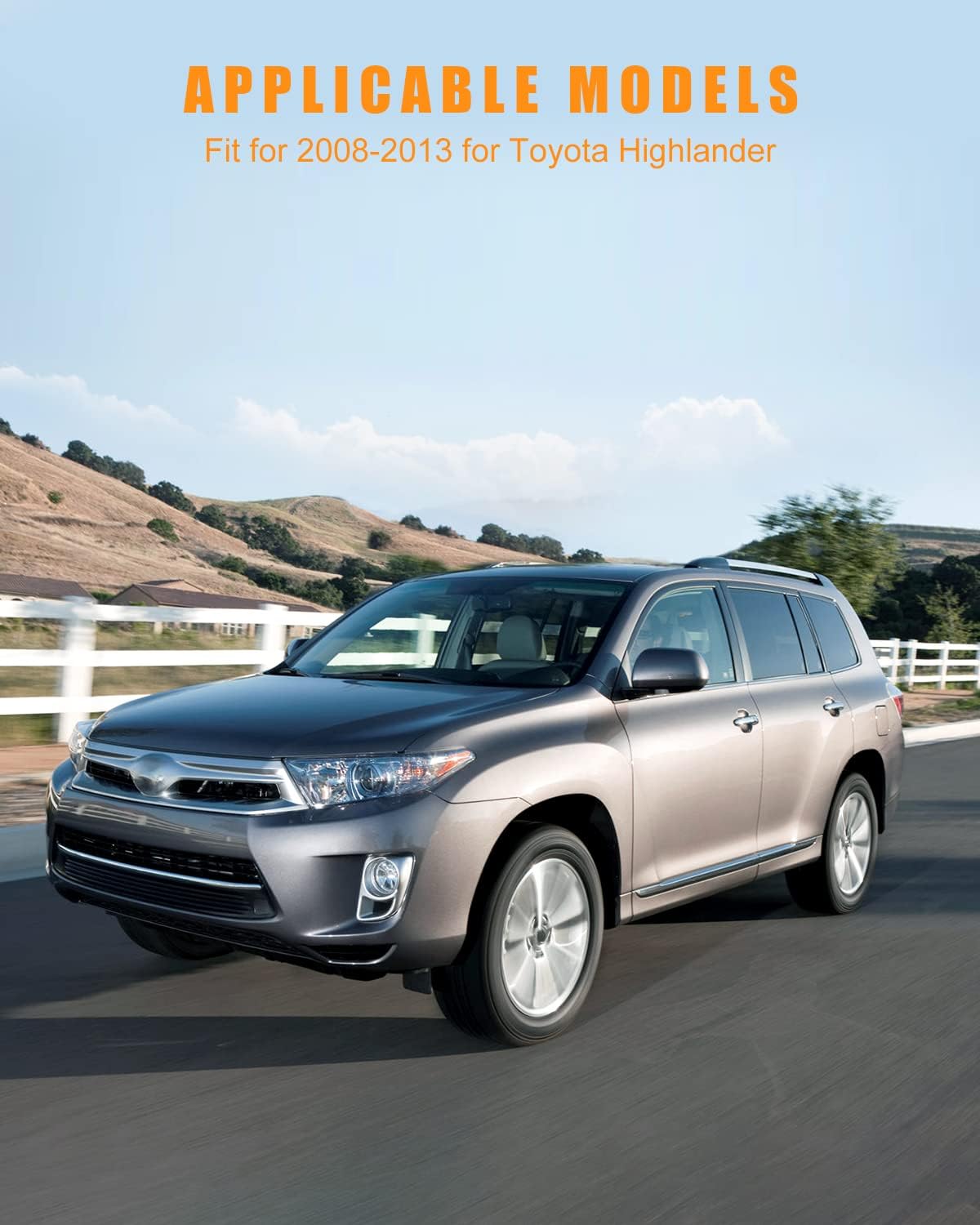 OCPTY Left & Right Sides Beige Sun Visor with Sunroof Fit for 2008 2009 2010 2011 2012 2013 for Toyota for Highlander