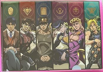Amazon.co.jp: ジョジョの奇妙な冒険 クリアファイル 主人公集合