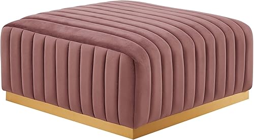 Miniatura 106 de Modway Conjure - Sofá seccional tapizado de terciopelo de alto rendimiento, con canal, silla sin brazos en negro y gris Negro-Gris,Negro