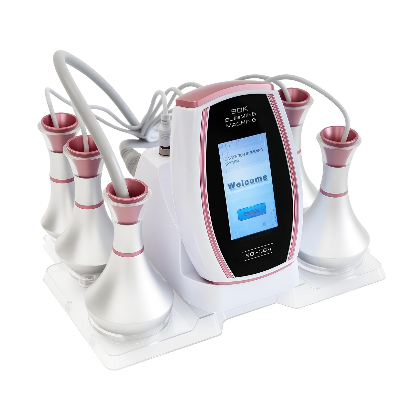 Máquina de belleza 80K, 5 en 1, máquina de cavitación, cavitación ultrasónica, radio, instrumento para el cuidado de la piel, dispositivo ultrasónico para adelgazar