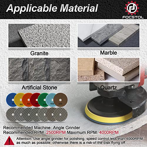 FOCSTOL Tamponi Diamantati per Lucidatura - 8
