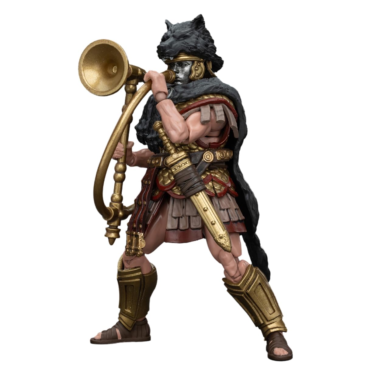 HiPlay JOYTOY Collectible Action Figure: Strife series: Roman Republic Cohort Iv Buccinator, 1:18 Scale Miniature Collectible JT6182