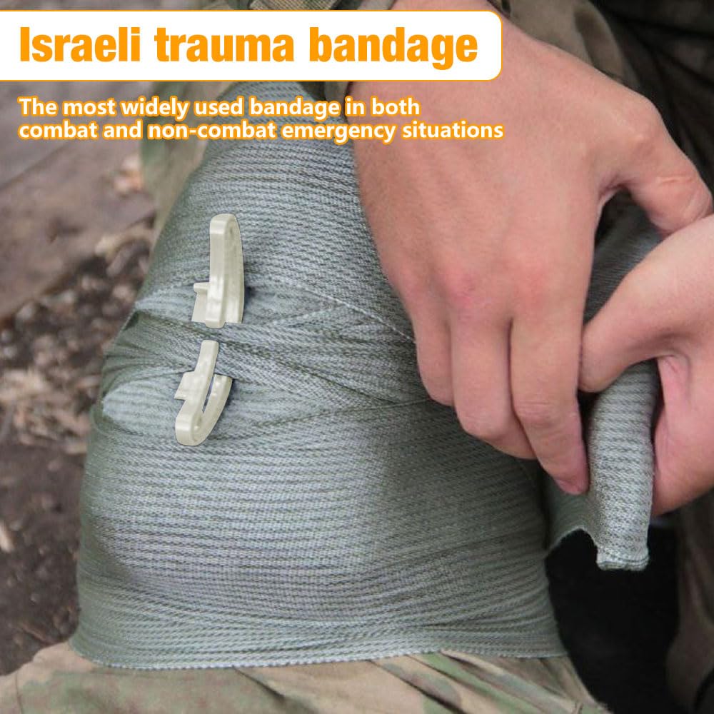 Mineup 4 Piezas Torniquete Tactico Vendaje Israeli, 6 Pulgadas Vendajes Israelíes Para Torniquete De Emergencia, PoliéSter Tourniquet Militar Para Rescate Y Suministros De Emergencia