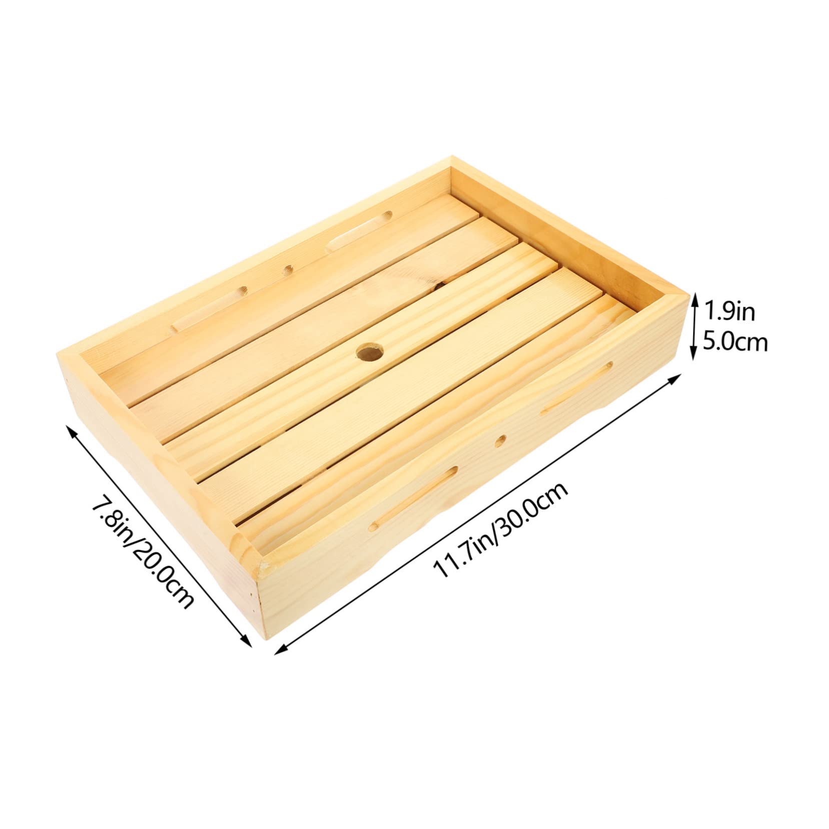 Wakauto Japanese Style Wooden Sushi Tray Sashimi Plate for Restaurant Home Use Elegant Food Display for Sushi Serving Table Decoration