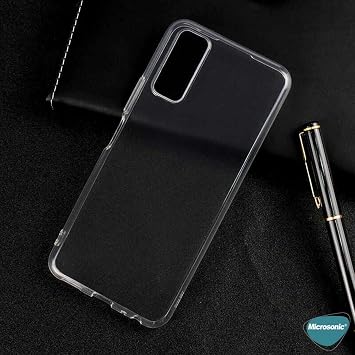 Microsonic Vivo Y20 için Kılıf Transparent Soft Beyaz [Y20 ile Uyumlu Kılıf - Beyaz]