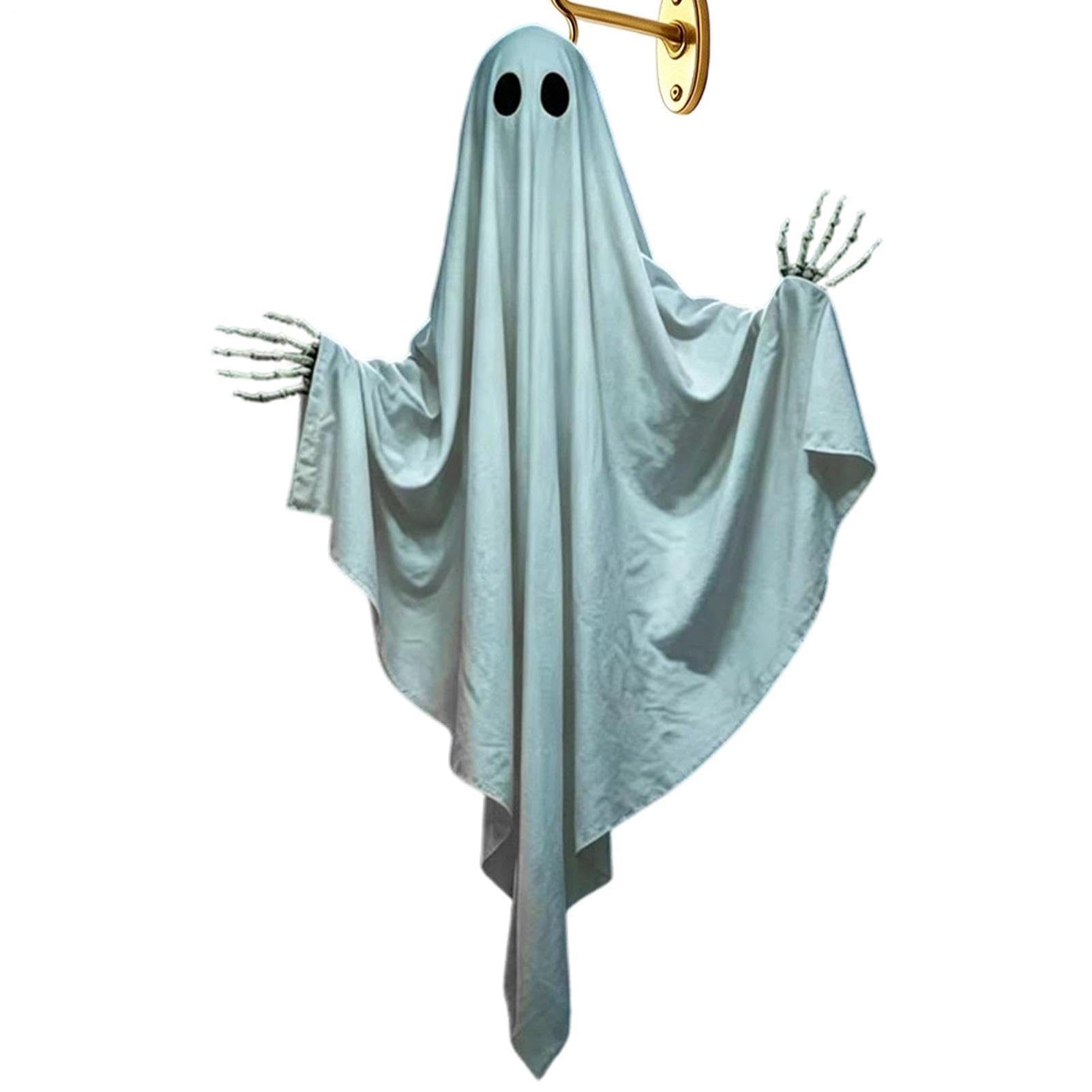 Fantôme Halloween extérieur grand tissu effrayant pour jardin et terrasse
