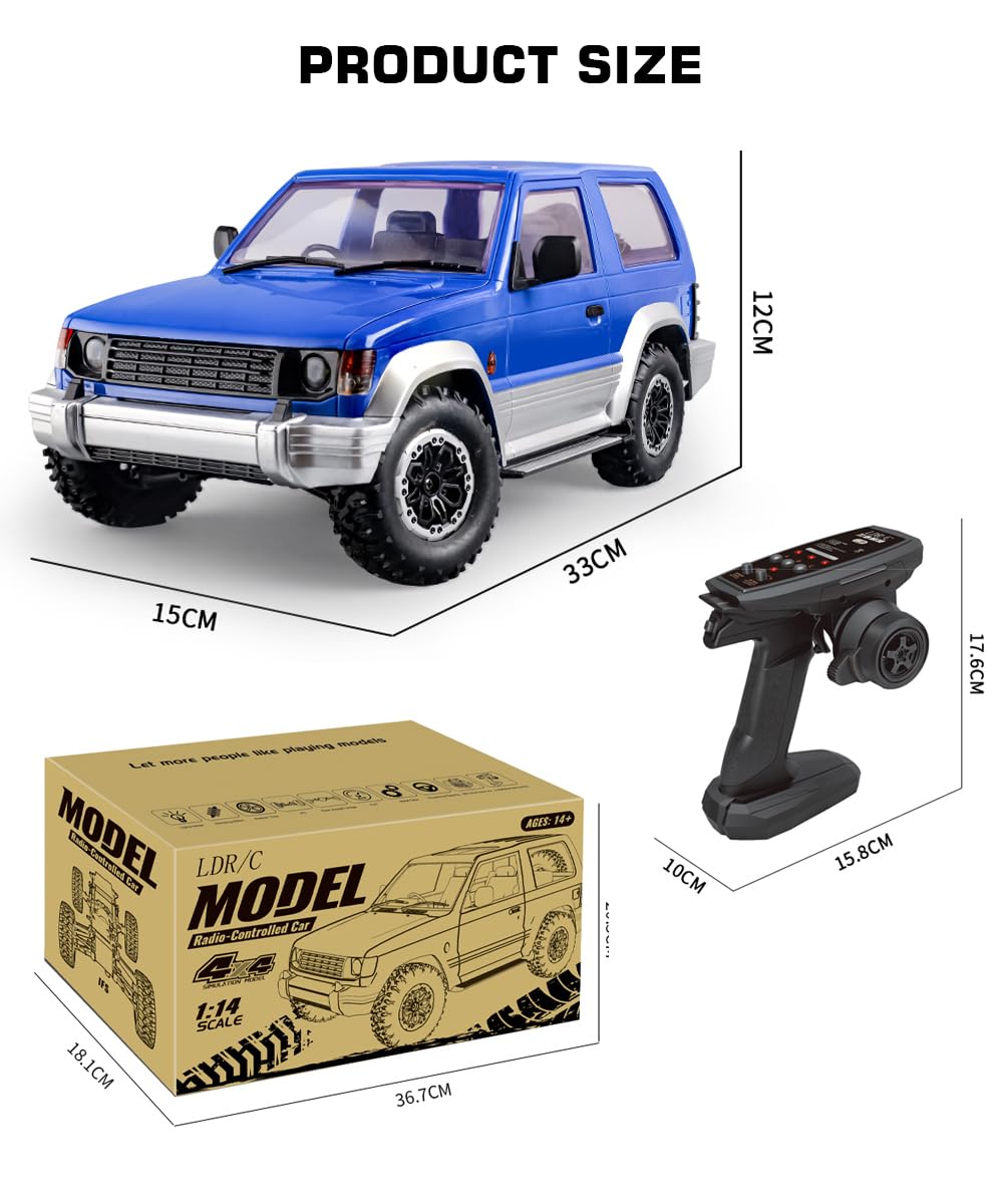 Amazon.co.jp: SVERTIBO 1/14スケール RCクローラー LDRC LD1297 RTR