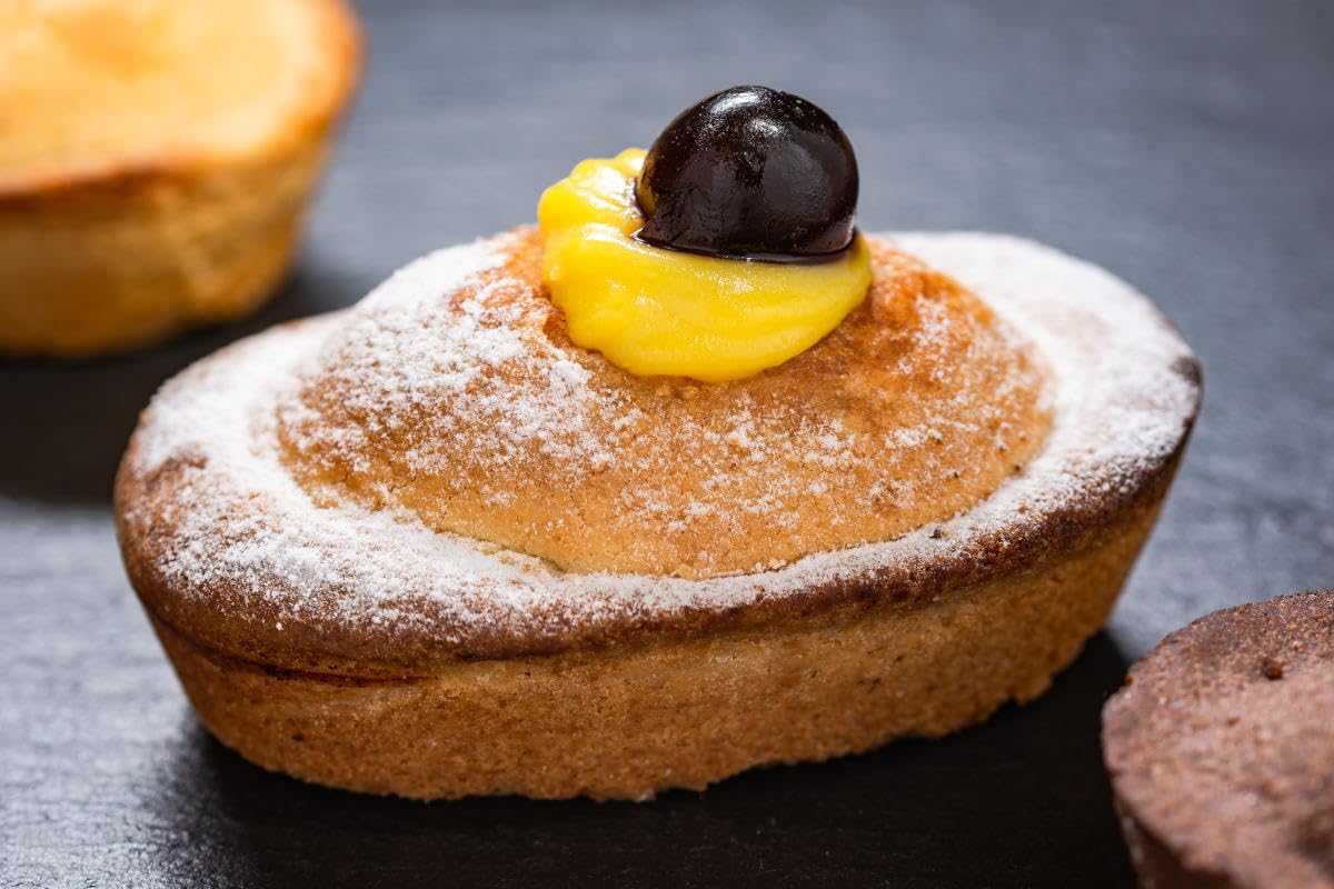 Pasticciotto Leccese Crema e Amarena - confezione da 6 pezzi