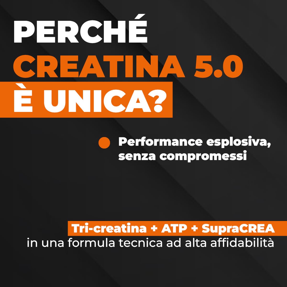 EthicSport CREATINA 5.0 – Creatina evoluta a base di SupraCREA®, con Crea3Power e ATP 200mg – Incrementa le prestazioni fisiche in attività brevi e intense** – doping free tested – 300g