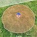 Drasry Saltwater Fishing Cast Net with Aluminum Frisbee for Bait Trap Fish Throw Net.