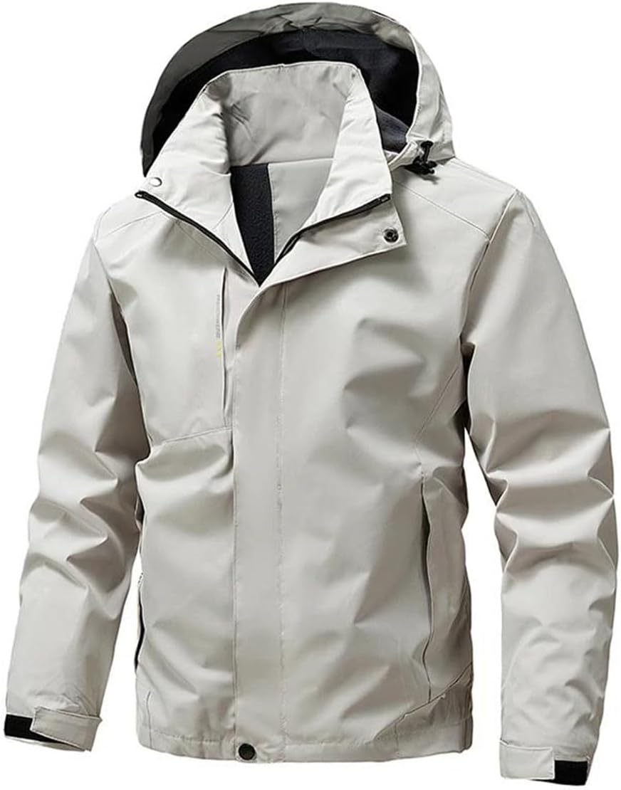 Bollrllr Men's Basic Jacket Outdoor Snowboard Wear Warm Winter Coat For Cold Temperatures