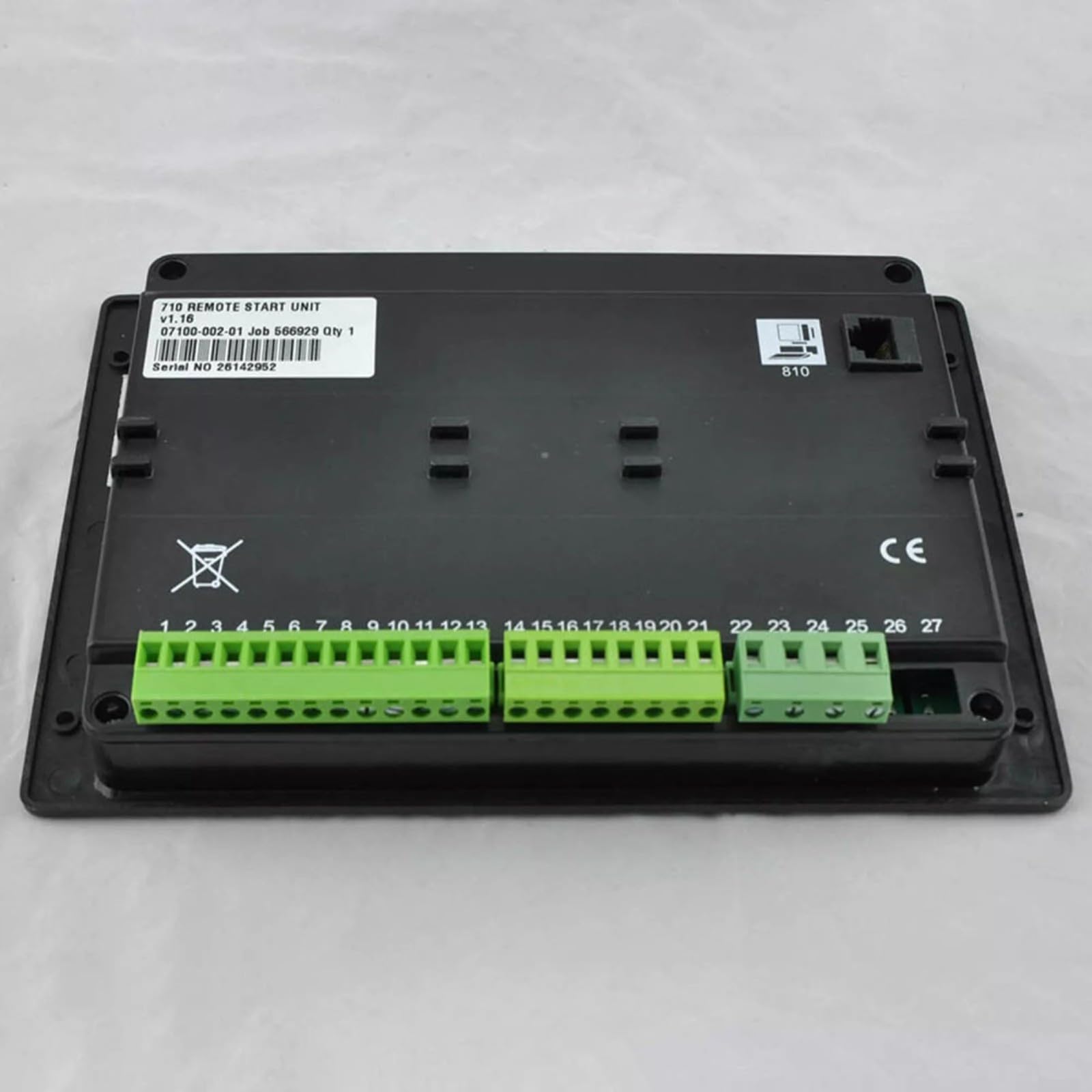 DSE710 Generator diesla, moduł sterujący do automatycznego uruchamiania, monitorowania napięcia, częstotliwości i ciśnienia oleju, wyświetlacz LCD, kompatybilny z zestawami generacji, 8-35 V DC