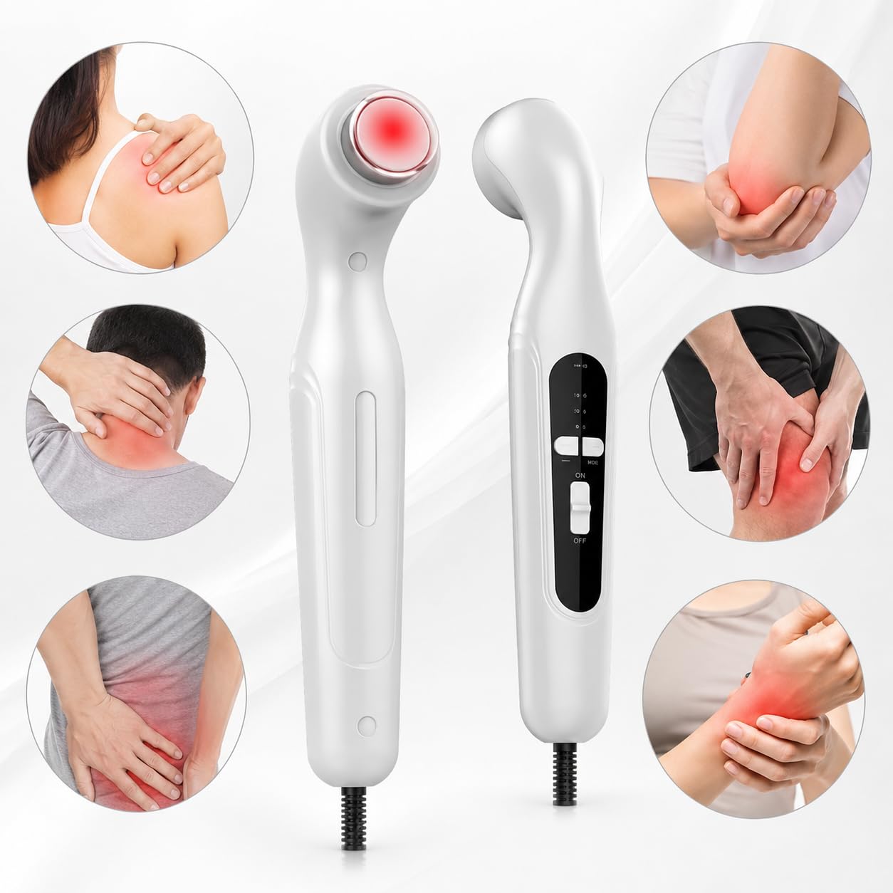 Macchina per fisioterapia ad ultrasuoni con 3 livelli di intensità per alleviare il dolore e recuperare lesioni sportive a casa o per uso professionale