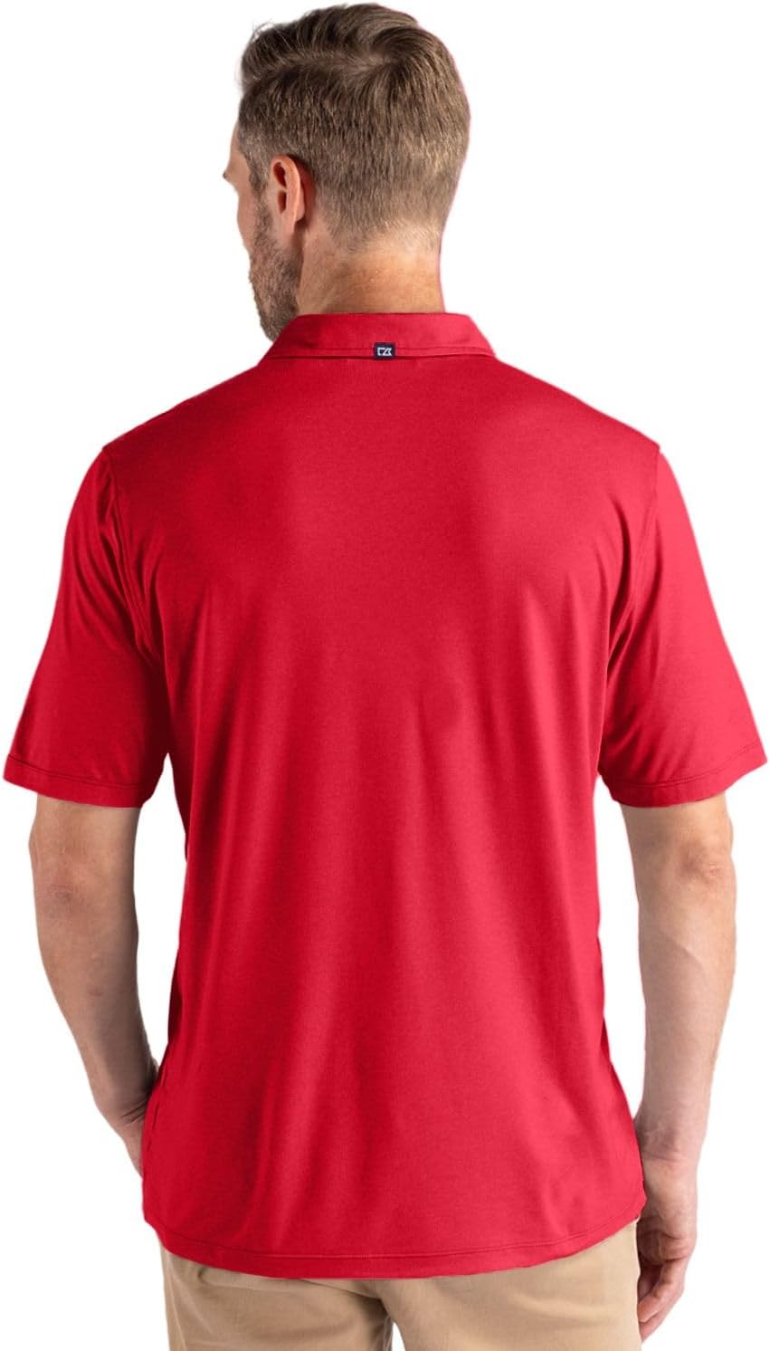 Cutter & Buck Coastline Epic Comfort Recycled Mens Polo, White, XXXL - Image 2