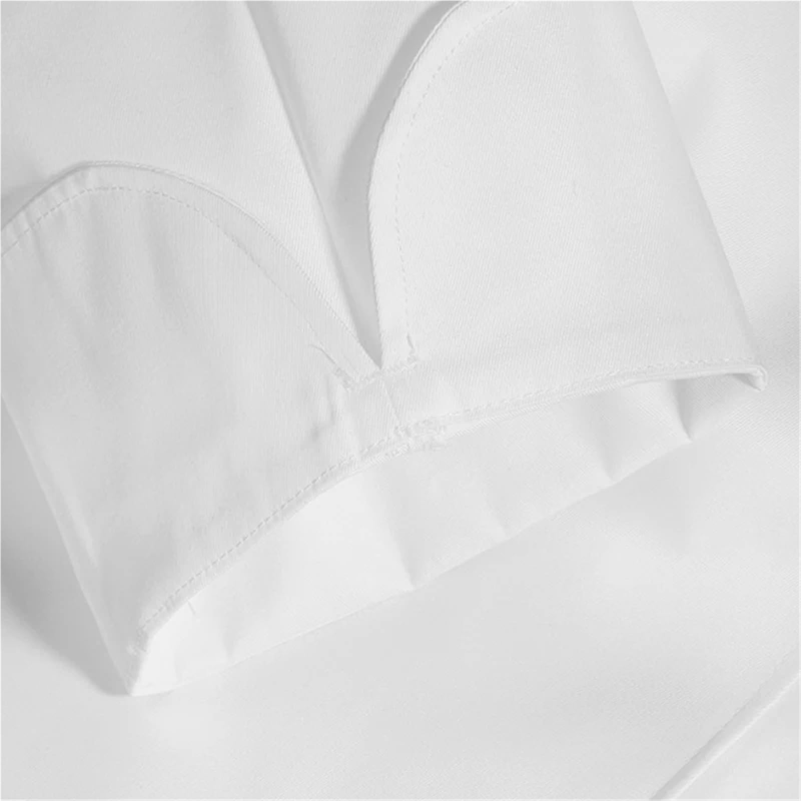Kochmantel, langärmelig, weißes Hemd, zweireihig, Kochjacke, Restaurant-Arbeitskleidung, Herren, Koch, professionelle Uniform (L)