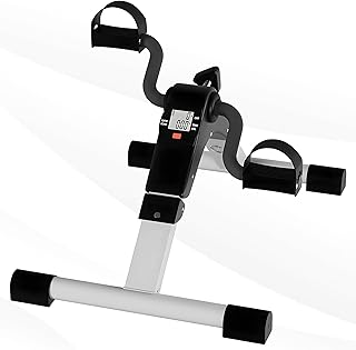 Simuse Under Desk Mini Elliptical Portable Desk Cycle Compact Under Desk Cardio Machine Portable Under Desk Exercise Machine for Home & Office