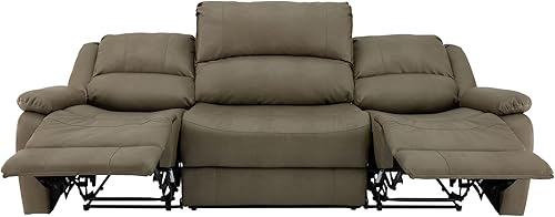 Miniatura 224 de RecPro Charles Collection sofá doble de 67 pulgadas con respaldo reclinable para caravana o cámper, mueble, sillón doble