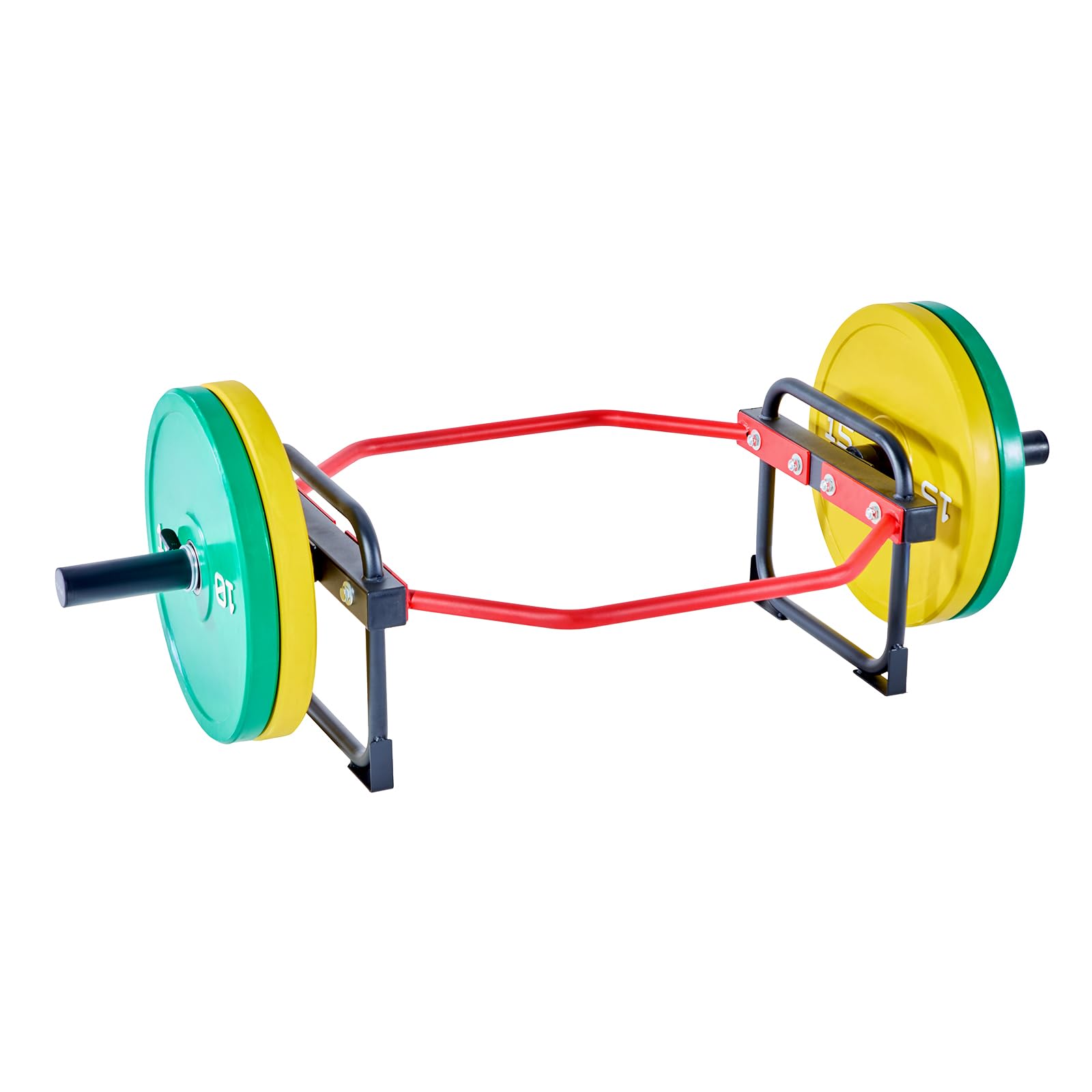 VEVOR Barra Esagonale per Allenamento Fisico per Disco da 5 cm, Trap Bar Capacità di Carico 240 kg, Barra per Allenamento Fitness per Squat, Palestra, Alzate di Spalle, Sollevamento Pesi