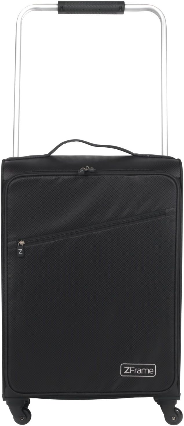 ZFrame SH22283722BLK 22" Black Super Lightweight Suitcase with 10 Year Warranty