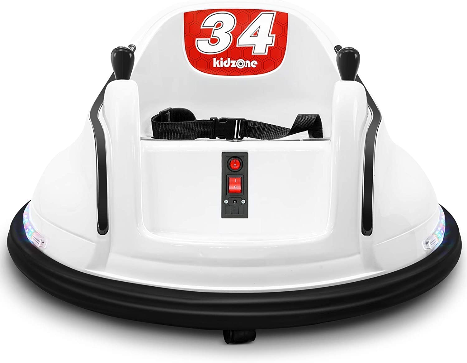 DORSADORSA2688-WHITE Electric Rechargeable 360 Degree Spinning Ride On Toy White