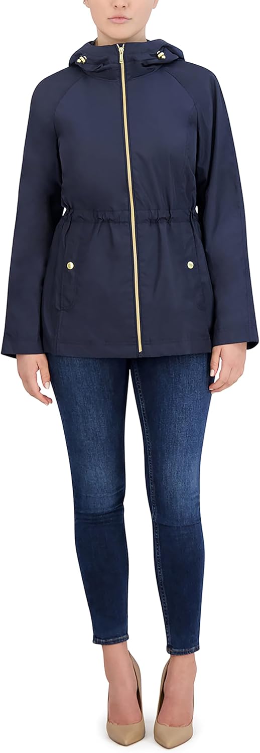 Cole Haan Women's Travel Packable Rain Jacket - Image 5