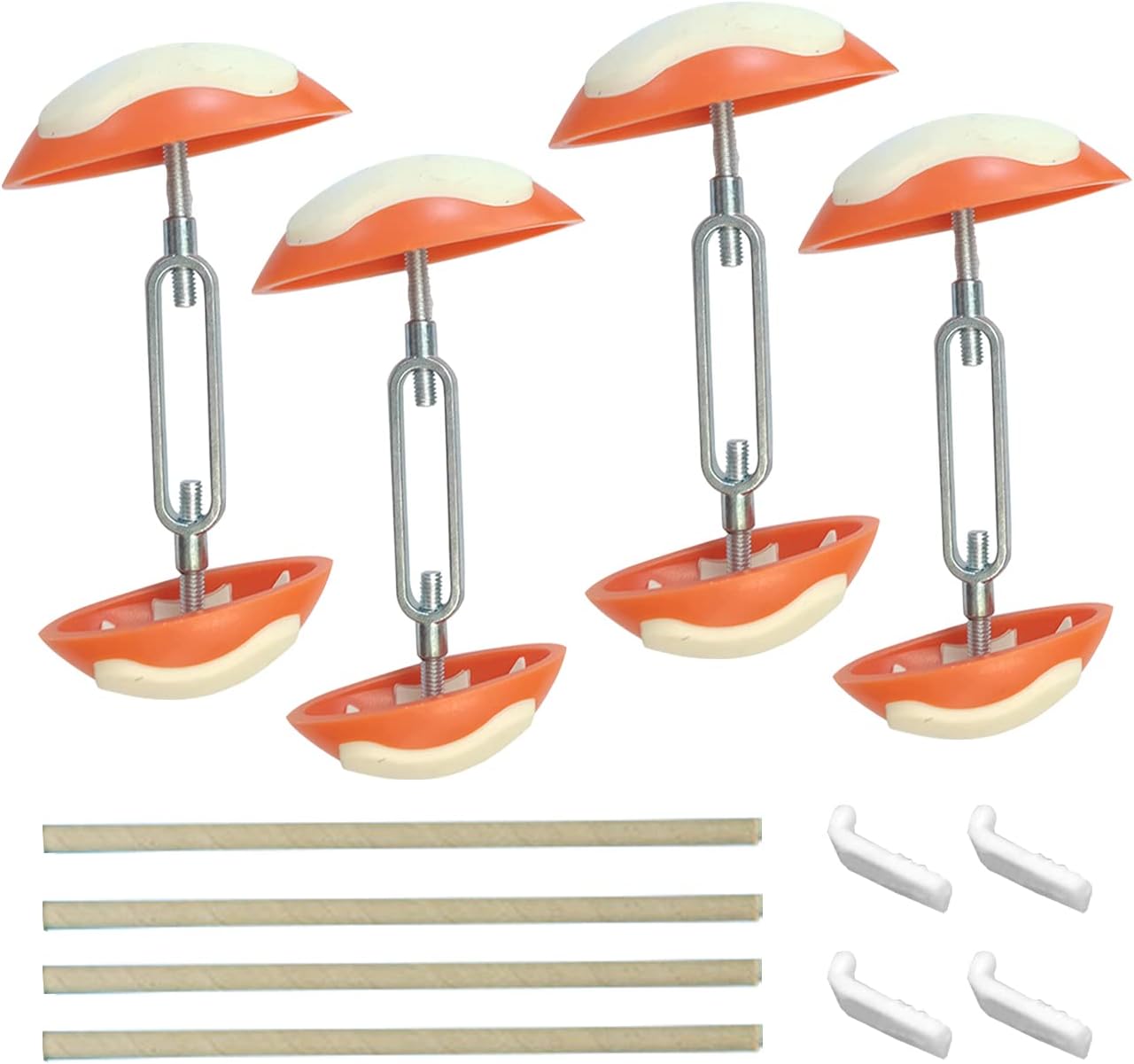 ZHUOMINGJIA 2 Pair Portable mini shoe stretchers with 4Pcs
