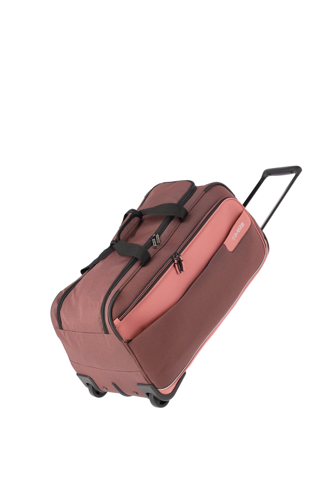 travelite Bolsa de Viaje Tipo Trolley de 2 Ruedas Hecha de Material Reciclado, Serie de Equipaje VIIA: Bolsa de Viaje Blanda con Ruedas, 65 cm, 61 litros