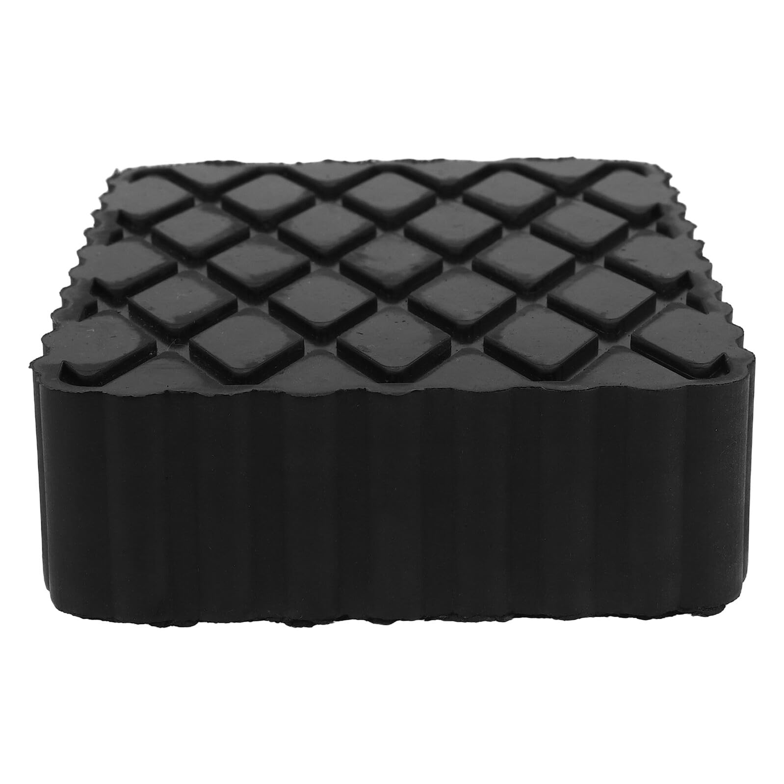 Hemobllo Cuscinetto in Gomma per Cric Supporto Antivibrante per Sollevamento Auto Blocco di Gomma per Manutenzione Veicoli Compatibile Martinetti Carrello Nero