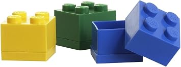Lego Lunch Mini Box 4 Light Royal Blue