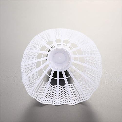 Miniatura 5 de Paquete de 12 volantes de nailon avanzados de alta velocidad para bádminton para actividades al aire libre en interiores y patios