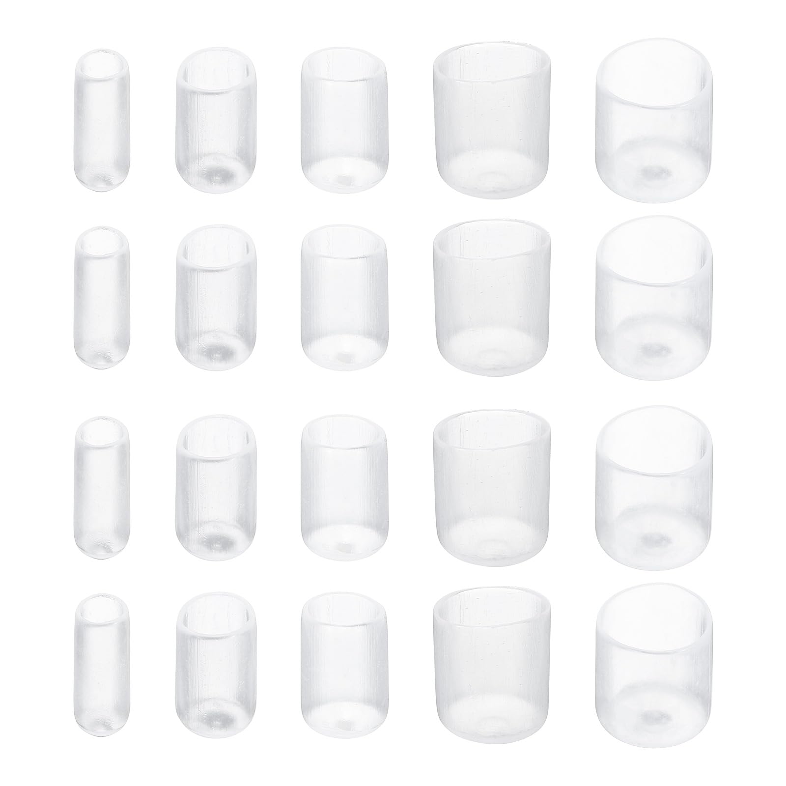 Rebower Screw Thread Protector Cover Rubber End Caps, [for Screw, Bolt] - 1/4