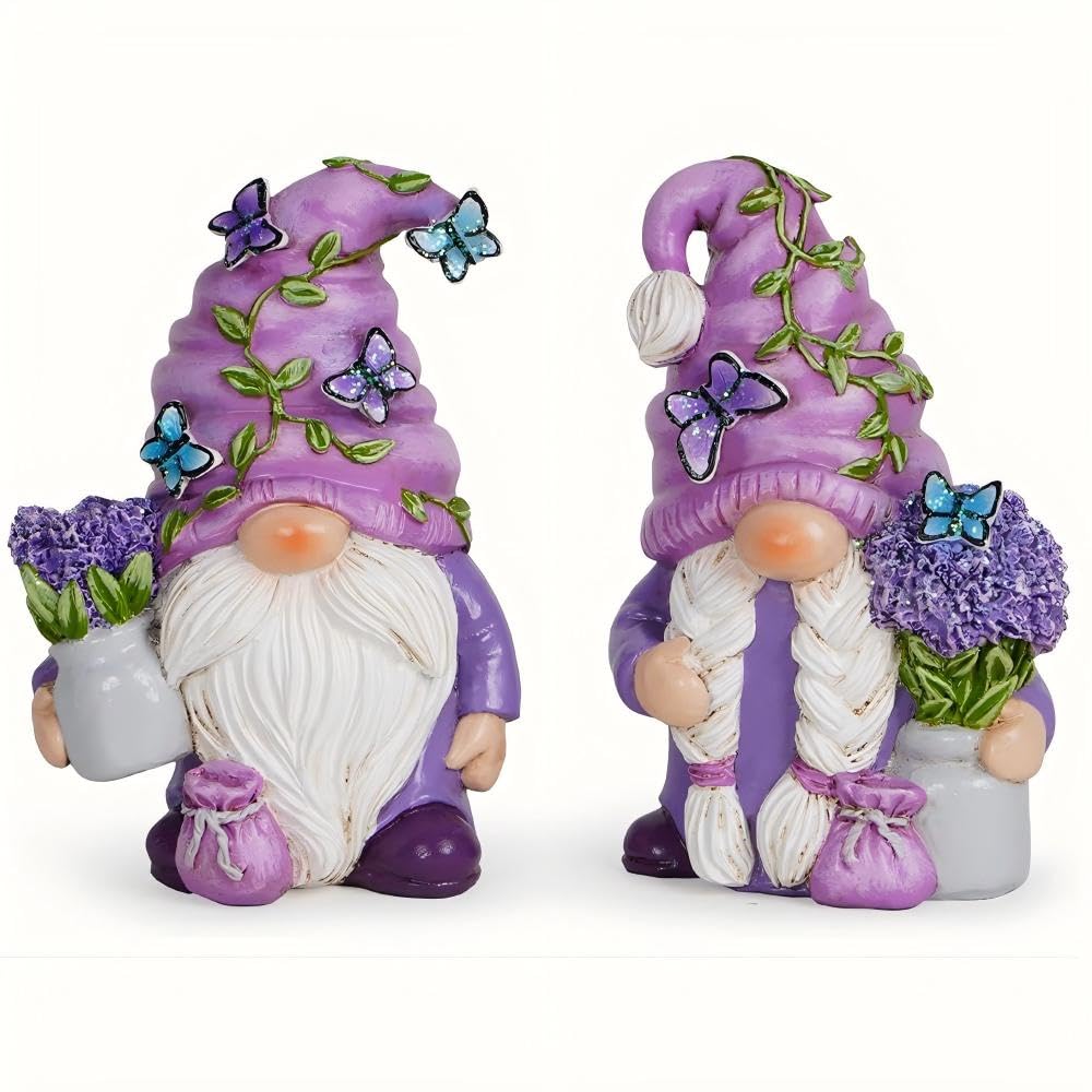gnome セット Amazon.com: Hodao 2 Pcs Lavender Gnome Set – Spring & Summer