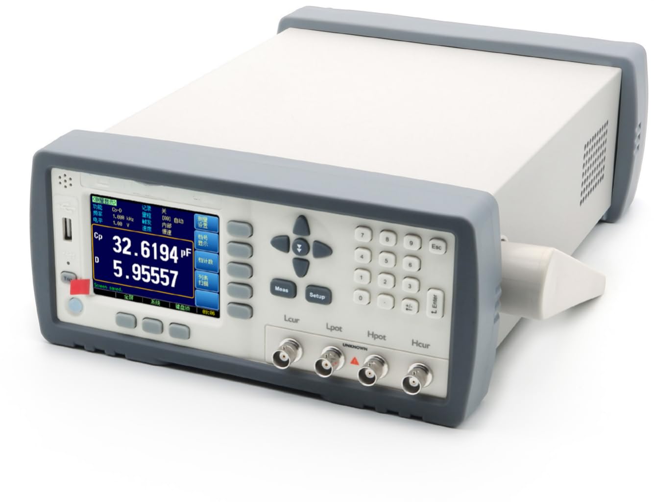 Precision LCR Digital Bridge Benchtop Inductance Capacitance Resistance Meter DCR Tester With Frequency 10Hz~20kHz(Continuous,Resolution 0.001Hz) Signal Level 0.01V~2.00V(10mV Step) ALC Function