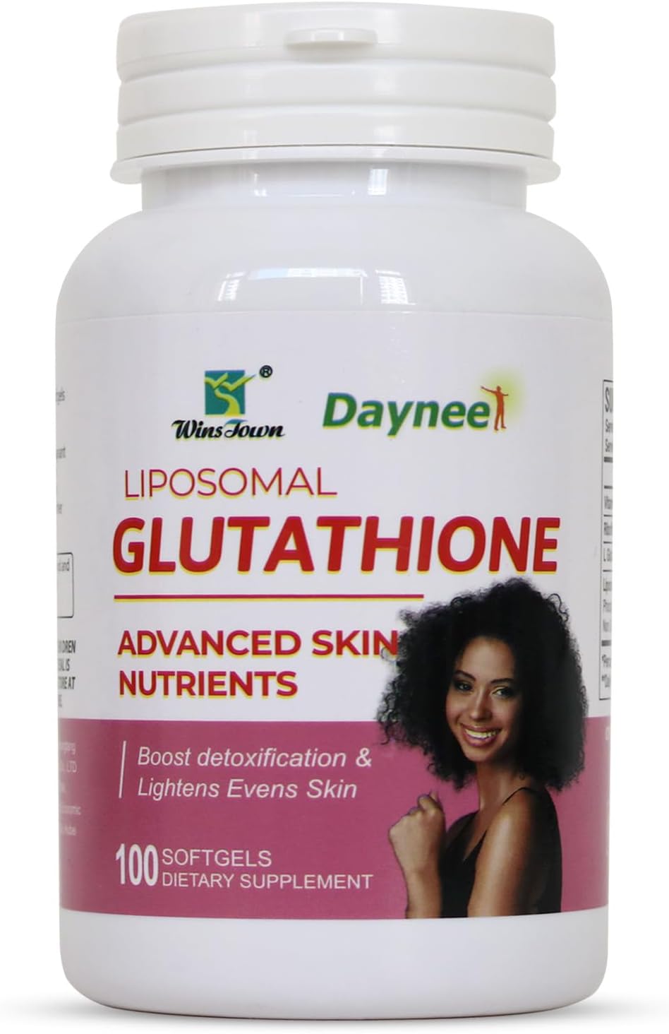 Liposomal Glutathione Softgels, 500mg Advanced Skin Nutrients, Antioxidant Supplement for Energy & Skin, 100 Capsules