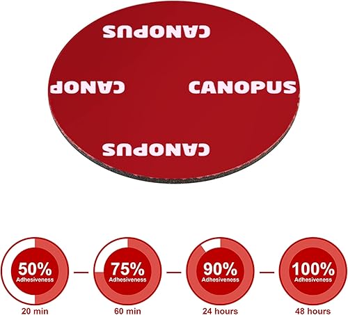 Miniatura 9 de CANOPUS Almohadillas adhesivas circulares de doble cara, cinta de espuma de montaje, fabricada en Estados Unidos, rollo 5952, paquete de 8 círculos