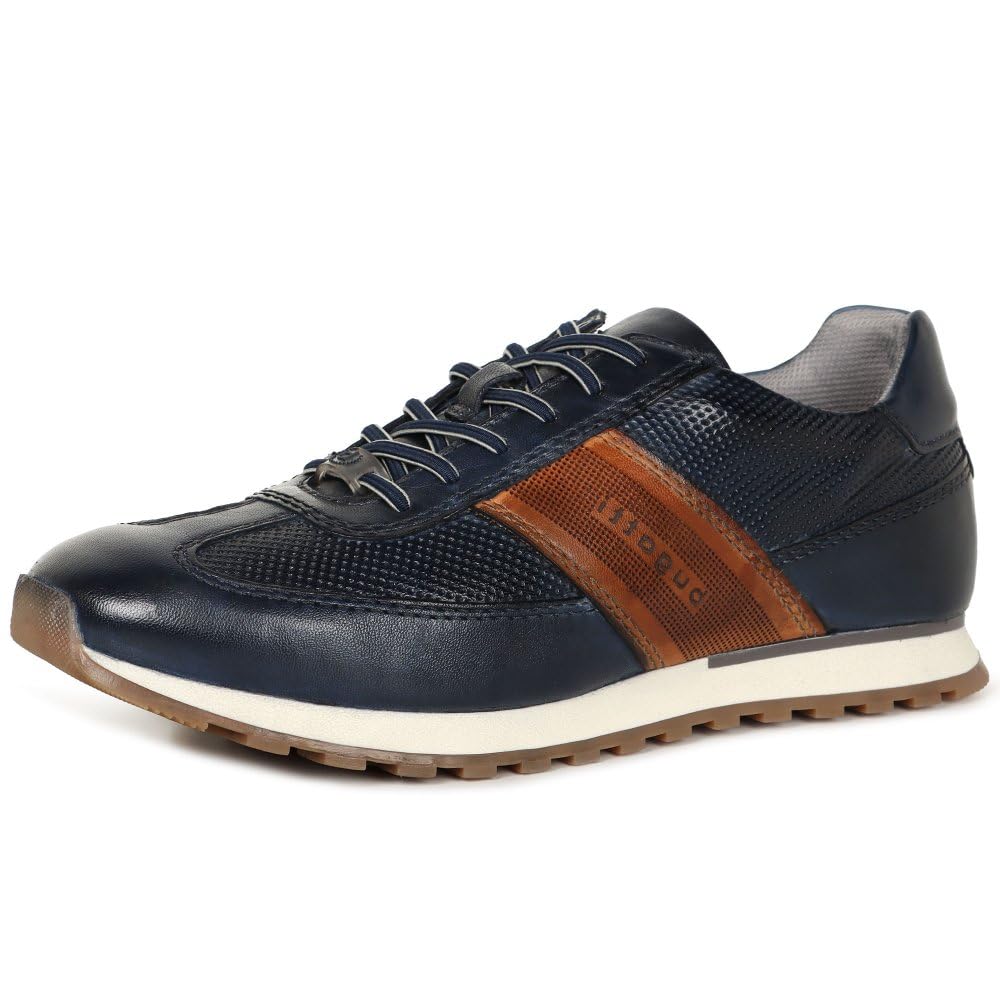 bugatti - Men's Lace-Up 331-ARX01, Dark Blue, 40, darkblue, 6 UK