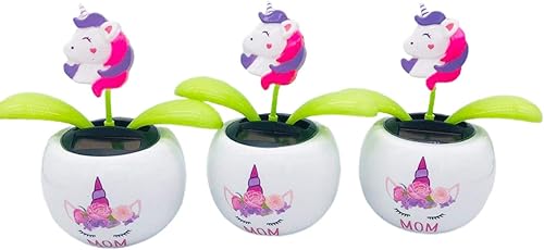 Miniatura 2 de Flor bailarina solar, juguete de flores oscilantes bailarinas con energía solar, juguetes de decoración de bailarín animado, regalo del día de la