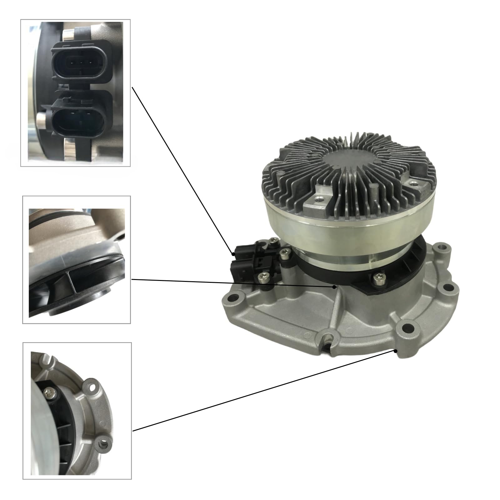 Amazon.com: Water Pump With Electromagnetic Clutch For MAN TAG TGS 