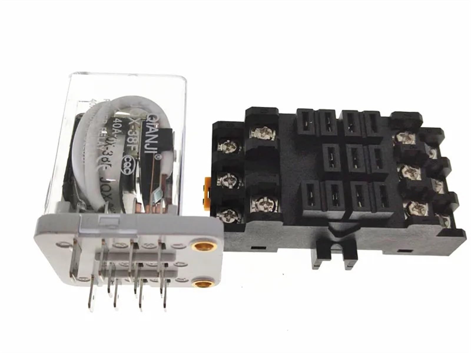 Base De Prise Relais JQX-38F - 2 Pièces, 11 Broches, Pour Relais De Puissance - 10