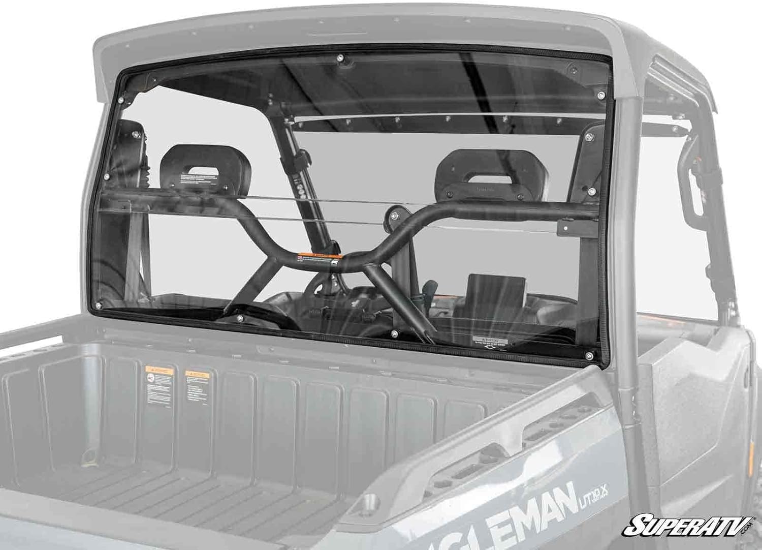 SuperATV Segway Fugleman UT10 Rear Windshield | Standard Cab